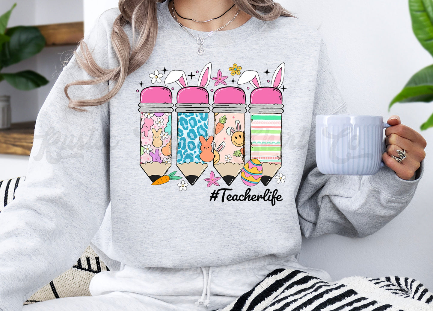 Teacher Easter Shirt, Easter Sweatshirt Women, Easter Crewneck, Bunny Sweatshirt, Jesus Sweatshirt, Teacher Easter Shirt 210