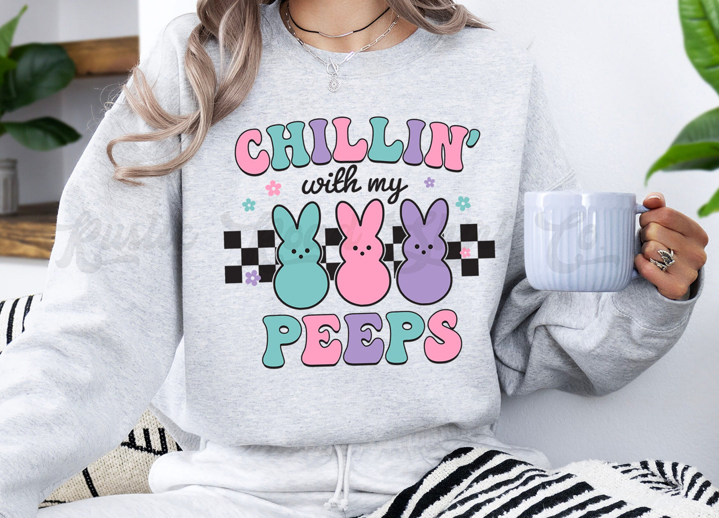 Easter Sweatshirt Women, Easter Crewneck, Bunny Sweatshirt, Jesus Sweatshirt, Teacher Easter Shirt 145
