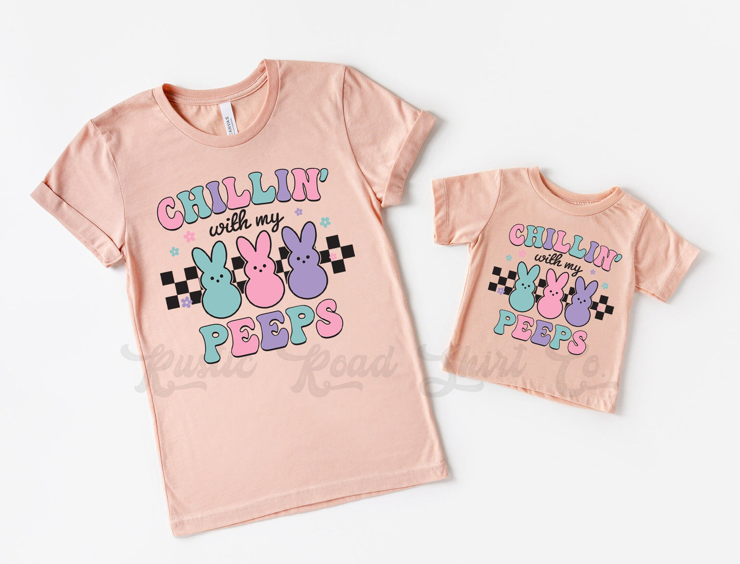 Chillin with my Peeps Shirt, Toddler Easter Shirt, Girls Easter Shirt, Boys Easter Shirt, Easter Basket Gift 140