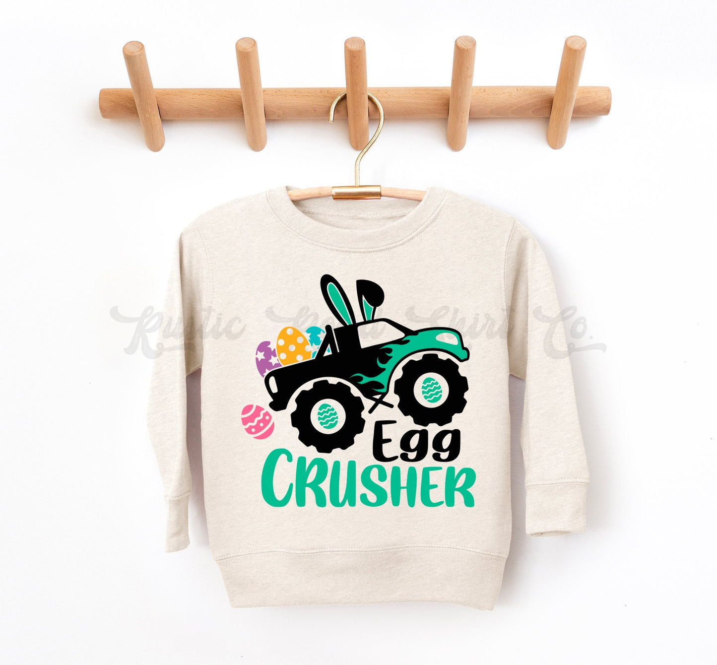 Boys Easter Sweatshirt, Bunny Sweatshirt, Toddler Easter Outfit, Boy Easter Shirt, Easter Basket Gift 3