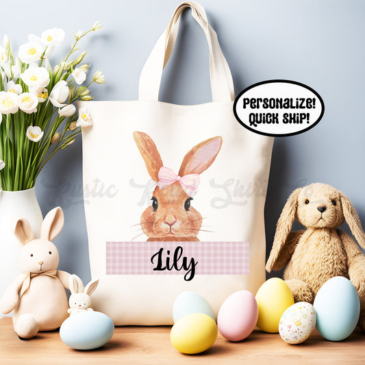 Custom Easter Basket, Girl Easter Basket, Boy Easter Basket, Custom Easter Tote, Custom Easter Gift