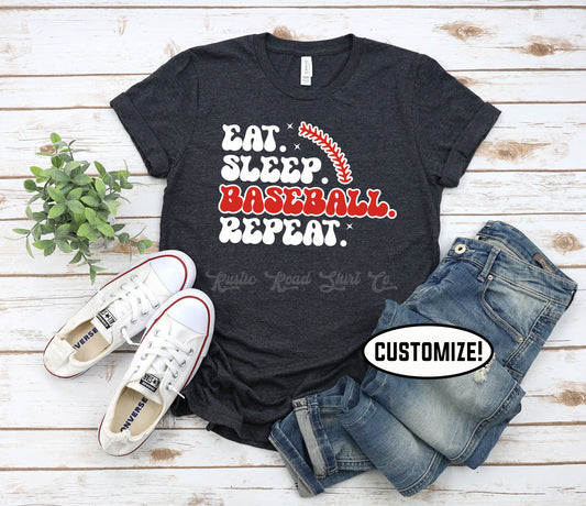 Baseball Mom Shirt, Baseball Mama Tshirt, Baseball Grandma Shirt, Baseball Team Shirt, Custom Baseball Shirt