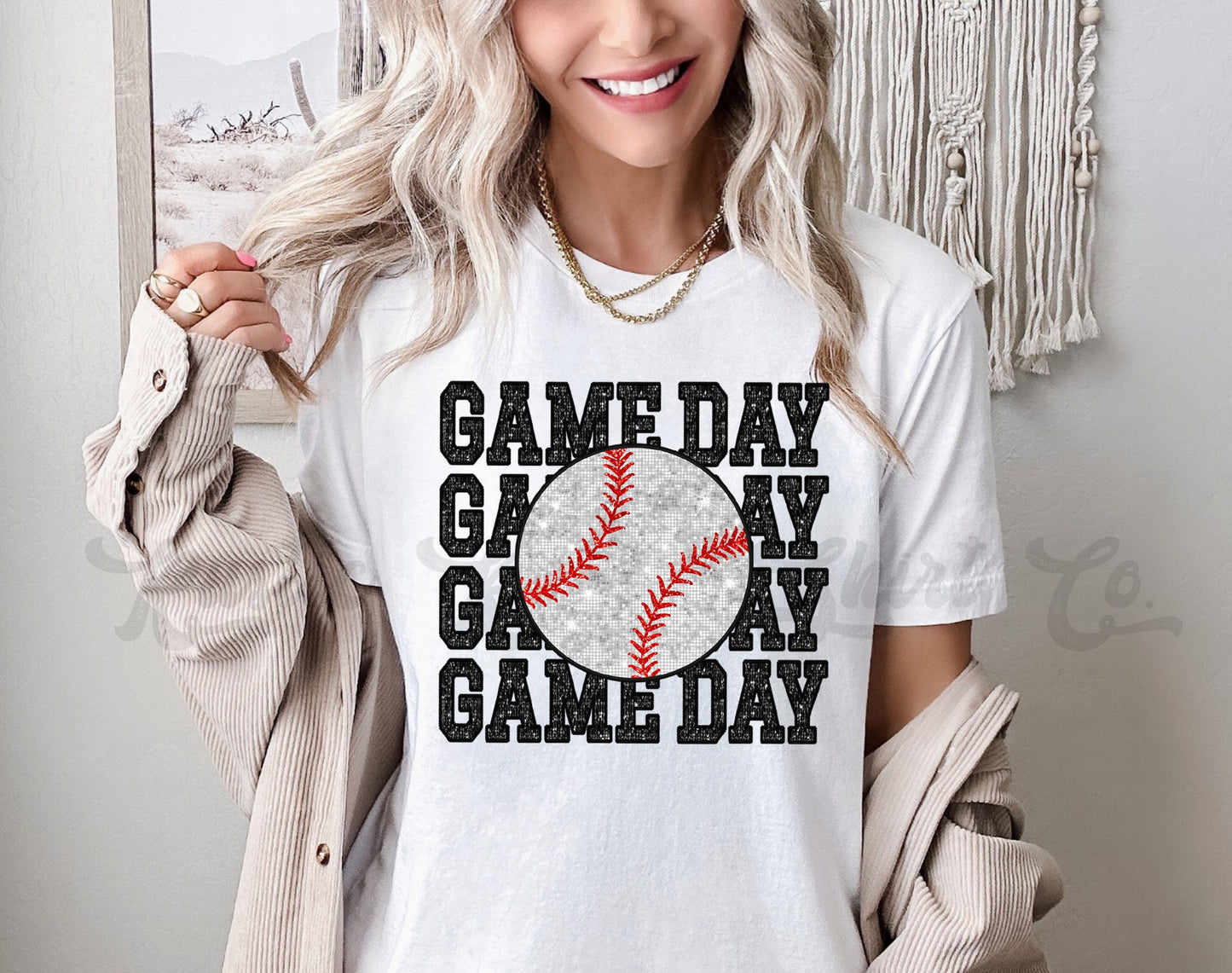 Game Day Baseball Shirt, Baseball Mom Shirt, Baseball Mama Tshirt, Baseball Grandma Shirt, Baseball Team Shirt, Custom Baseball Shirt