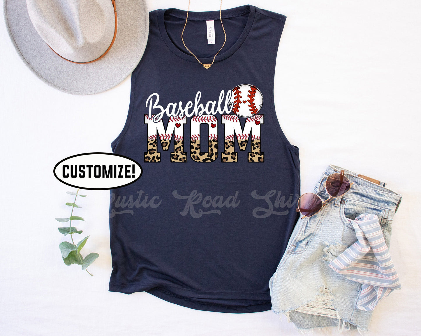 Baseball Tank Top, Baseball Mom Tank, Baseball Mama Shirt