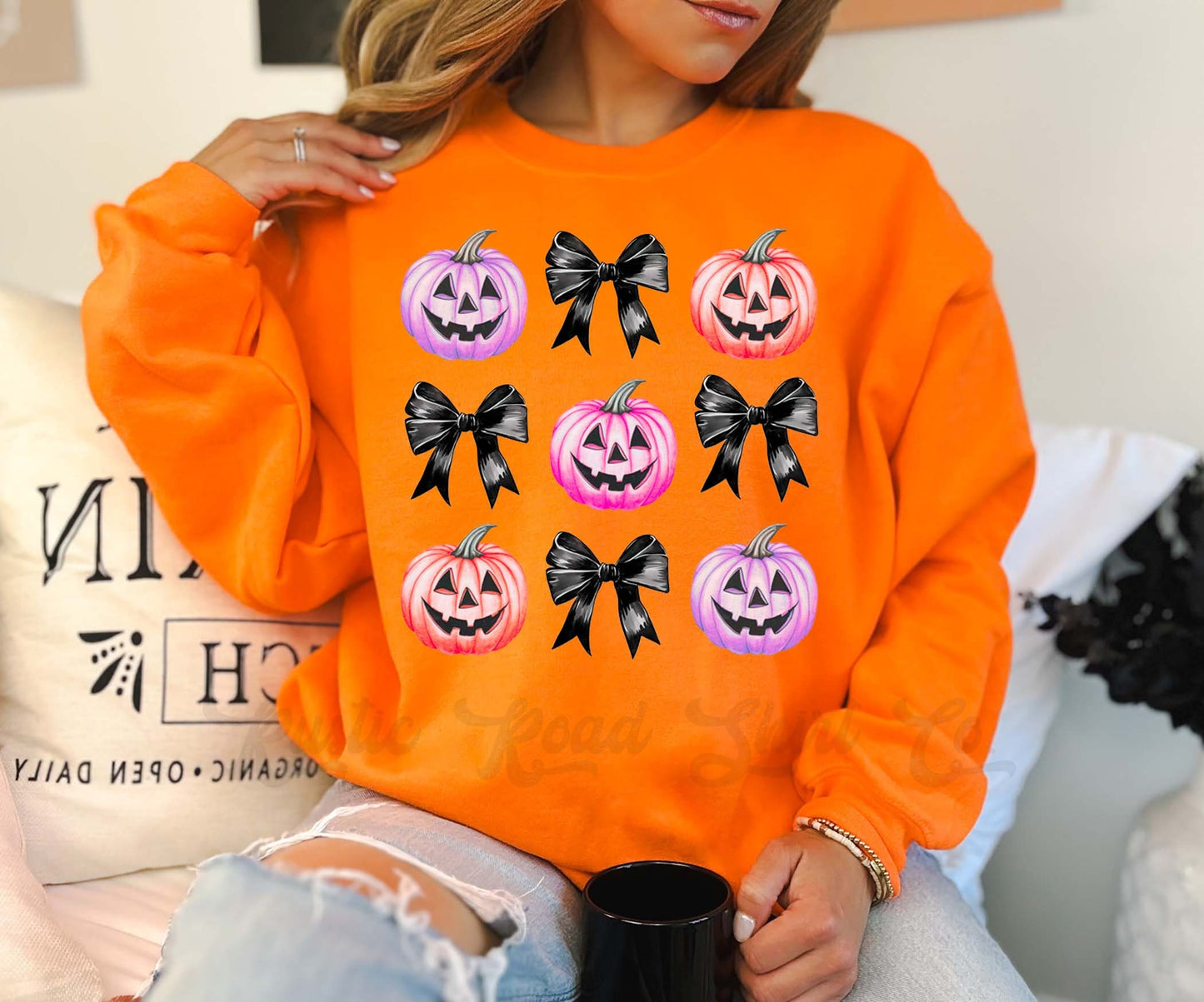 Girly Halloween Sweatshirt, Pumpkin Sweatshirt, Toddler Halloween, Funny Halloween Sweatshirt