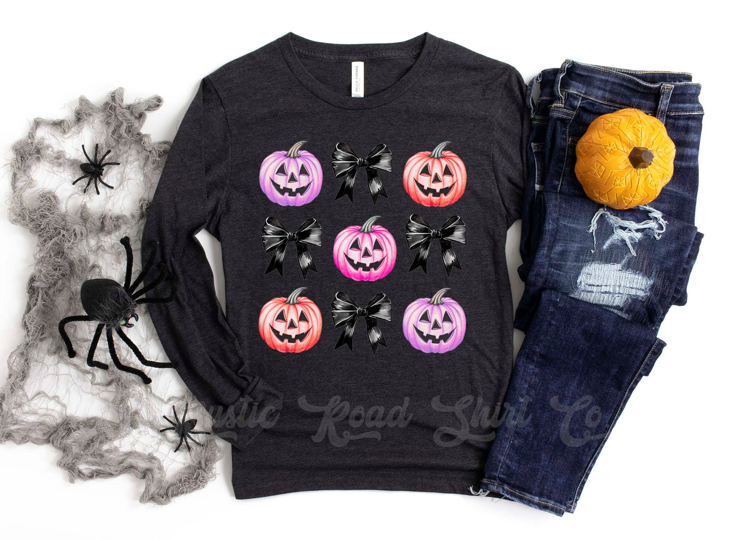 Girly Halloween Shirt, Halloween Long Sleeve Shirt, Toddler Halloween Shirt, Girls Halloween Shirt,