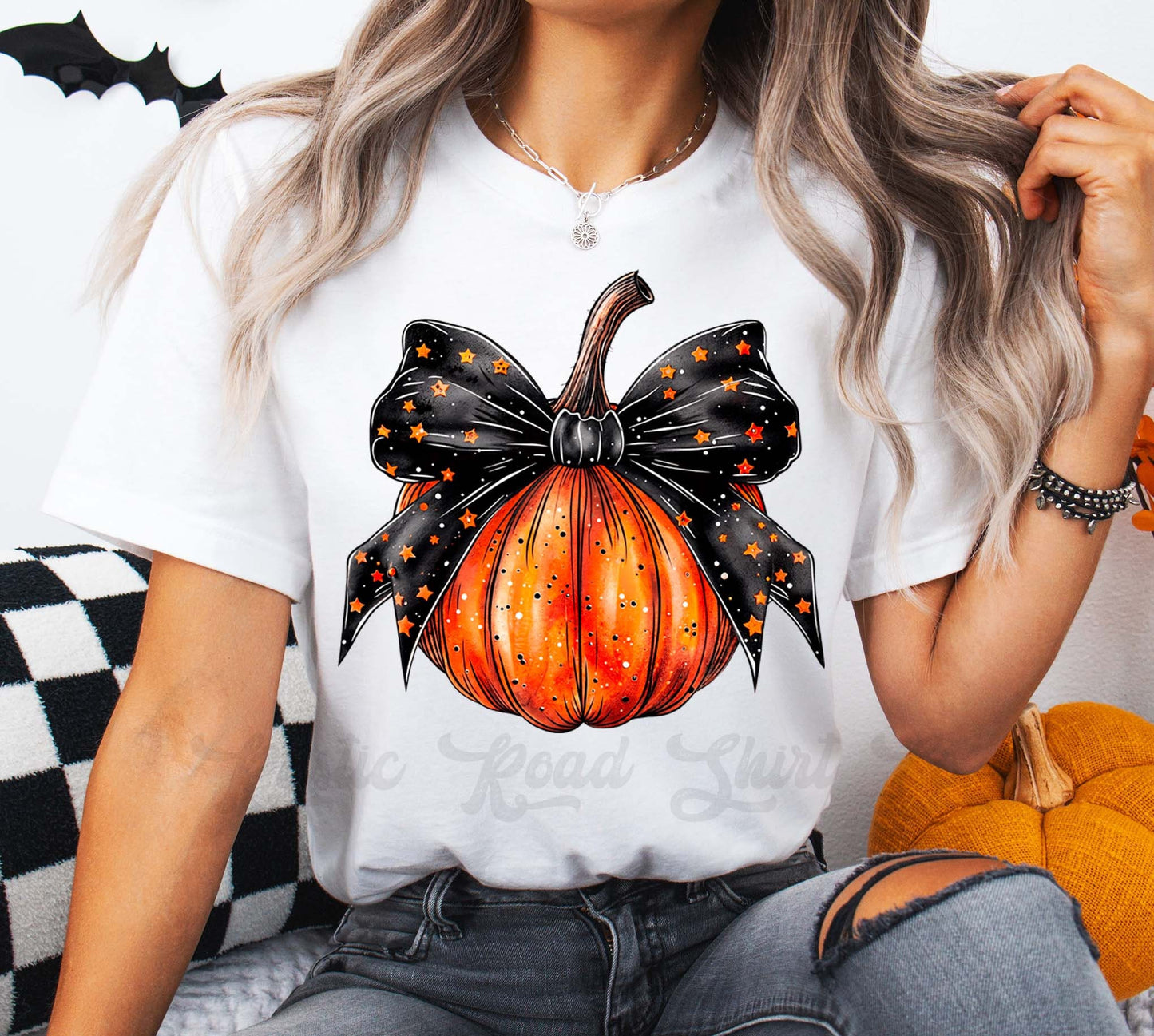 Girly Halloween Shirt, Coquette Halloween, Women's Halloween Shirt, Pumpkin Halloween T-shirt, Toddler Halloween,