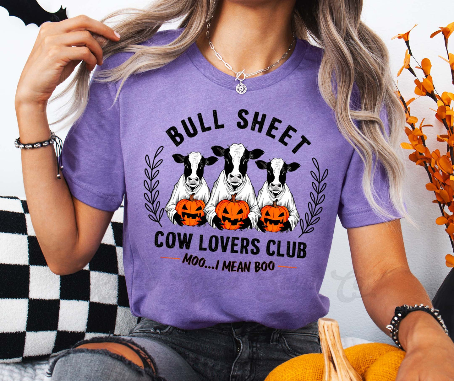 Cow Halloween Shirt, Farm Girl Shirt, Women's Halloween Shirt, Cow Ghost T-shirt, Toddler Halloween,