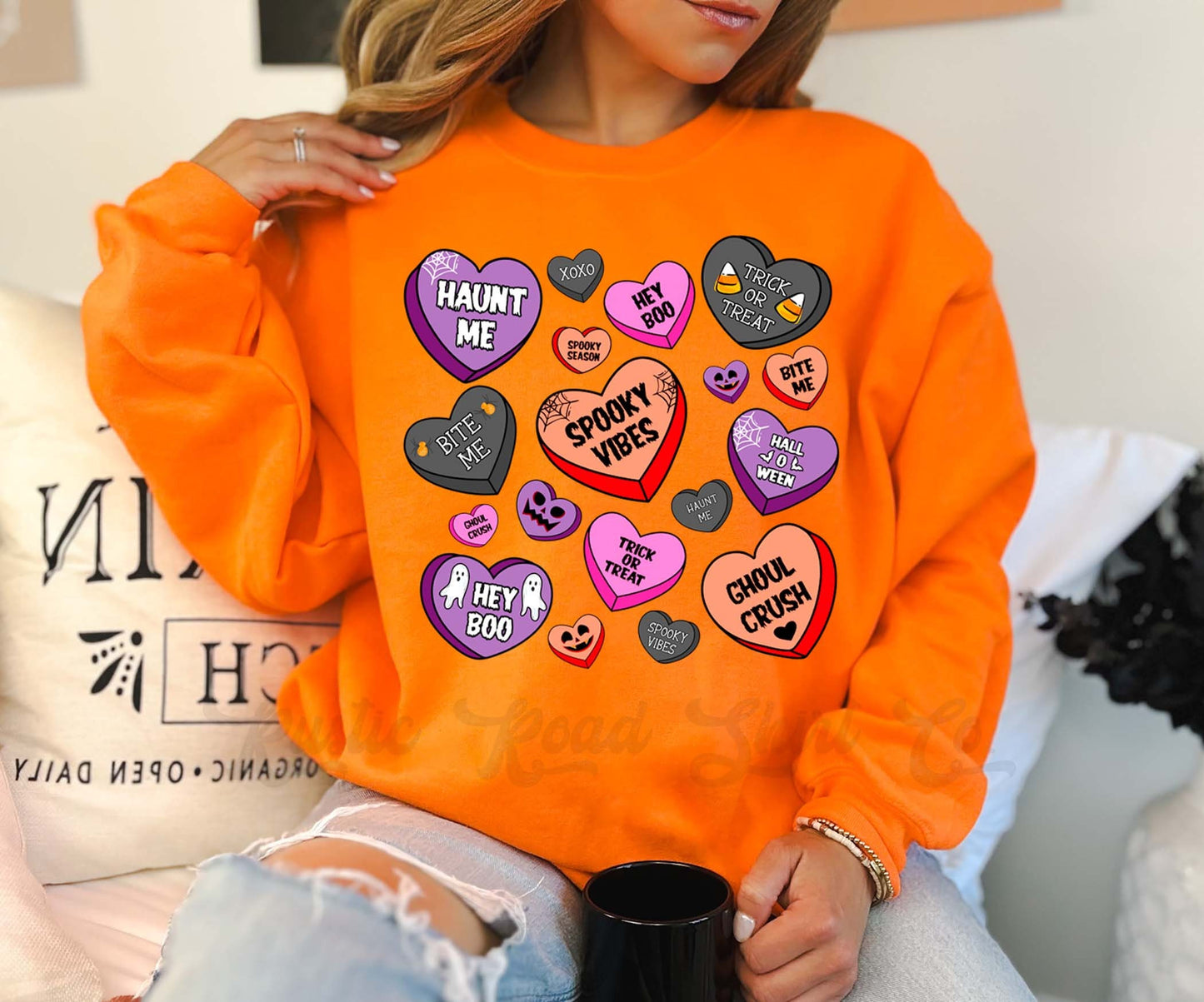 Vintage Halloween Sweatshirt, Retro Halloween Sweatshirt, Toddler Halloween Sweatshirt, Girls Halloween Sweatshirt