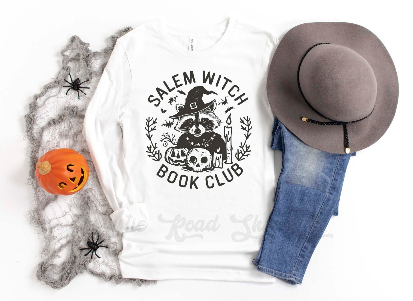 Reading Halloween Shirt, Salem Shirt, Halloween Long Sleeve Shirt, Toddler Halloween Shirt, Girls Halloween Shirt,