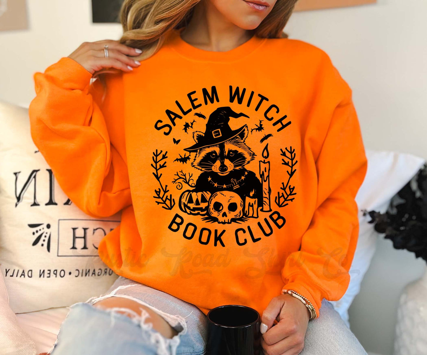 Salem Sweatshirt, Reading Halloween Sweatshirt, Toddler Halloween Sweatshirt, Girls Halloween Sweatshirt