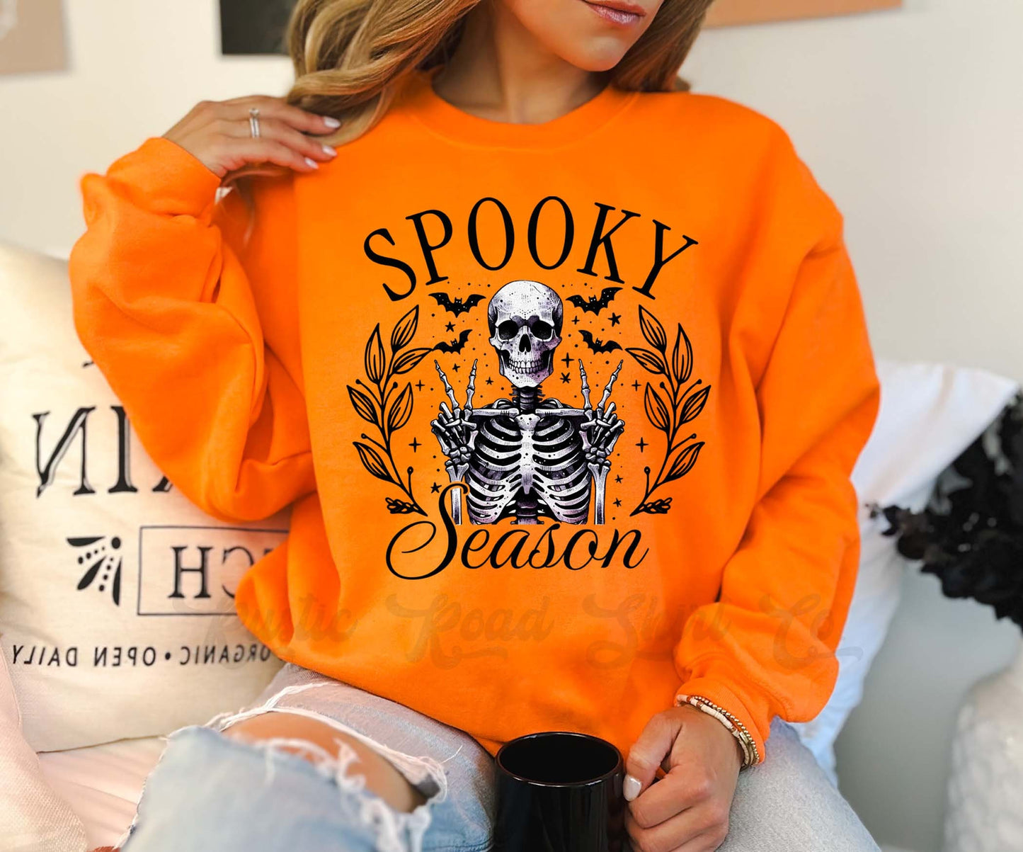 Spooky Season Sweatshirt, Vintage Halloween Sweatshirt, Toddler Halloween Sweatshirt, Girls Halloween Sweatshirt