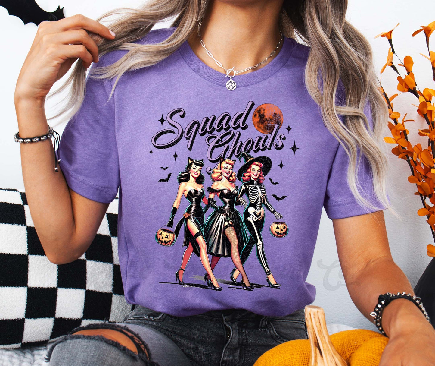 Vintage Halloween Shirt, Girls Halloween T-Shirt, Retro Halloween Shirt, Teacher Halloween Shirt