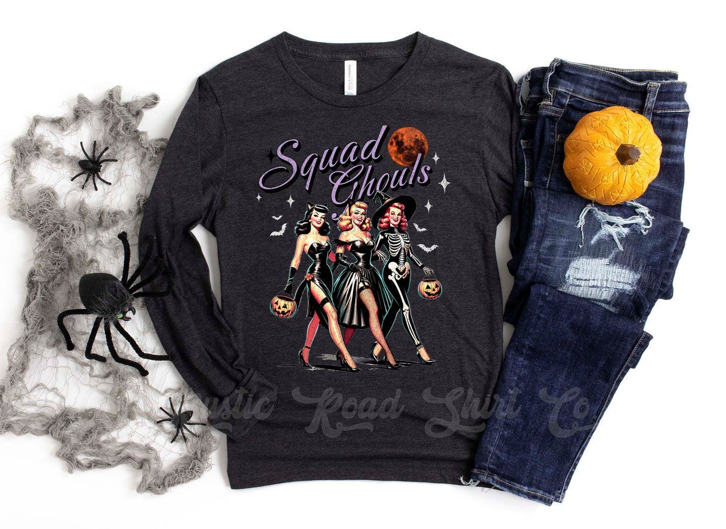 Vintage Halloween Shirt, Witch Halloween Shirt, Halloween Long Sleeve Shirt, Toddler Halloween Shirt, Girls Halloween Shirt,