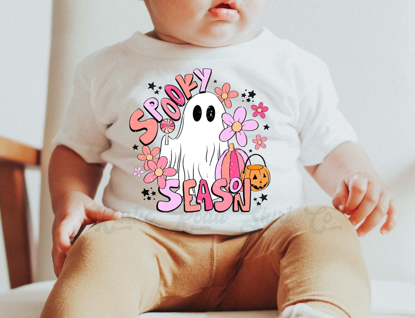 Spooky Season Shirt, Toddler Halloween Shirt, Girls Halloween T-shirt, Girls Boo Shirt, Youth Halloween Shirt