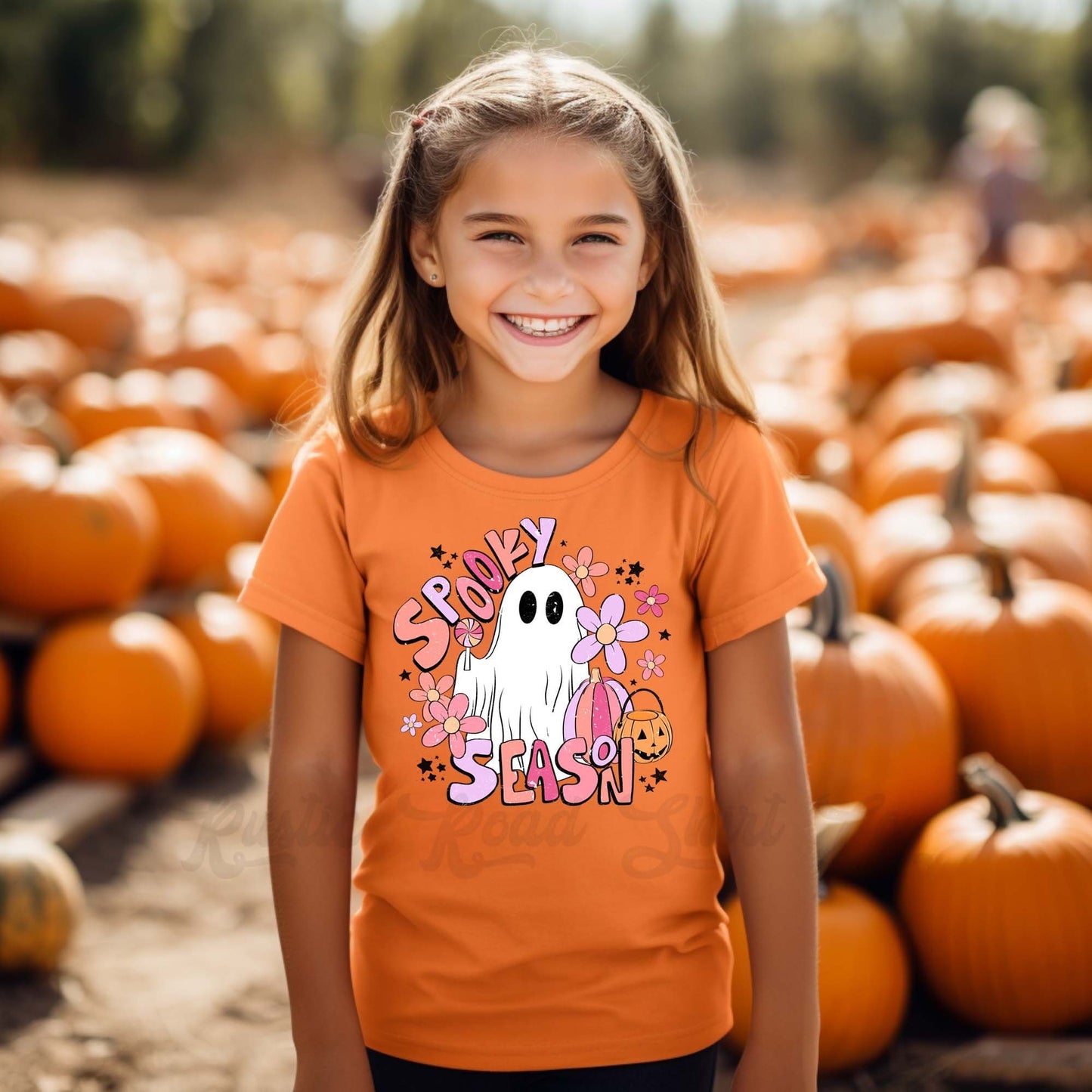 Spooky Season Shirt, Toddler Halloween Shirt, Girls Halloween T-shirt, Girls Boo Shirt, Youth Halloween Shirt