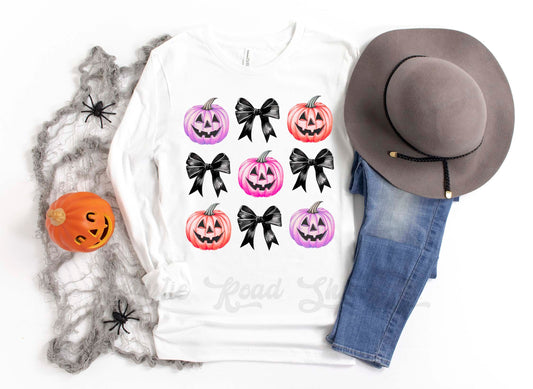 Girly Halloween Shirt, Halloween Long Sleeve Shirt, Toddler Halloween Shirt, Girls Halloween Shirt,