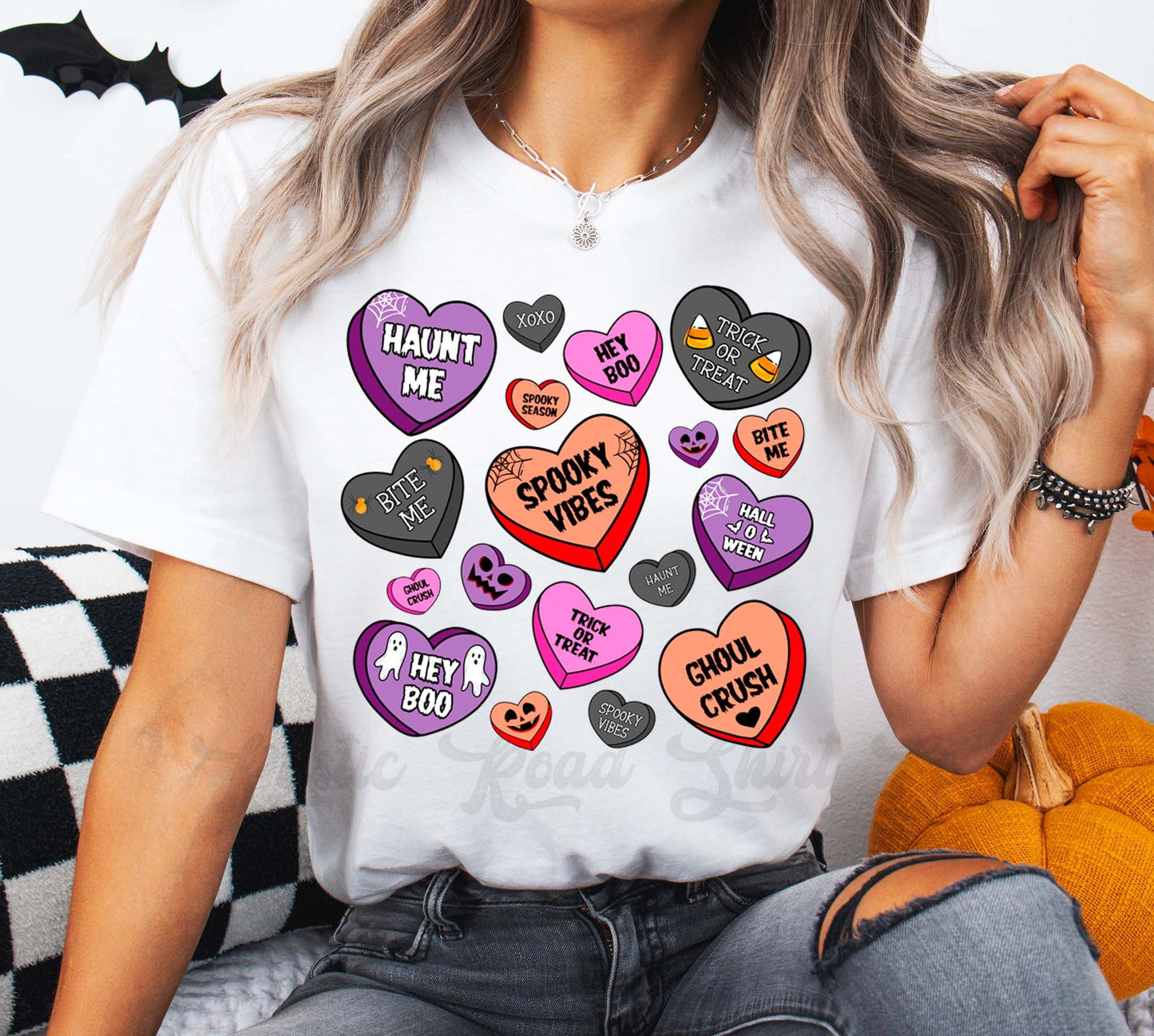 Retro Halloween Shirt, Women's Halloween Shirt, Girls Halloween T-shirt, Toddler Halloween Shirt