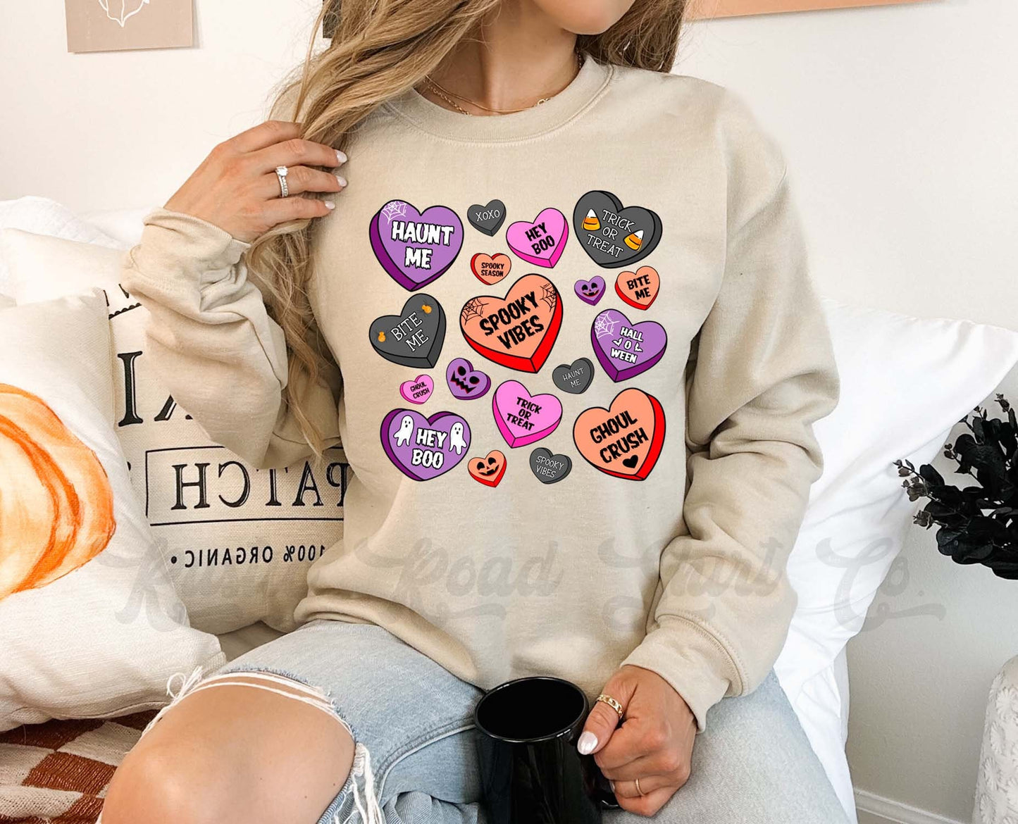 Vintage Halloween Sweatshirt, Retro Halloween Sweatshirt, Toddler Halloween Sweatshirt, Girls Halloween Sweatshirt