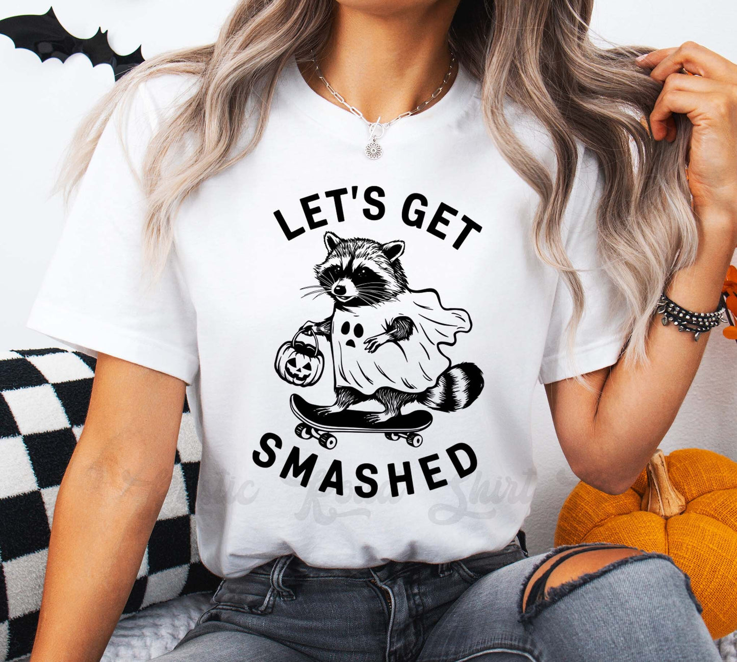 Racoon Halloween Shirt, Funny Halloween Shirt, Girls Halloween T-shirt, Toddler Halloween Shirt