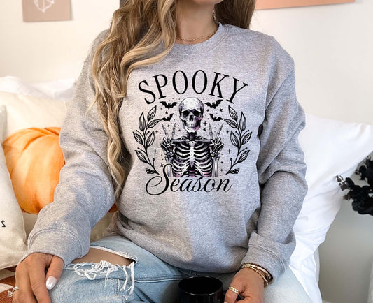 Spooky Season Sweatshirt, Vintage Halloween Sweatshirt, Toddler Halloween Sweatshirt, Girls Halloween Sweatshirt