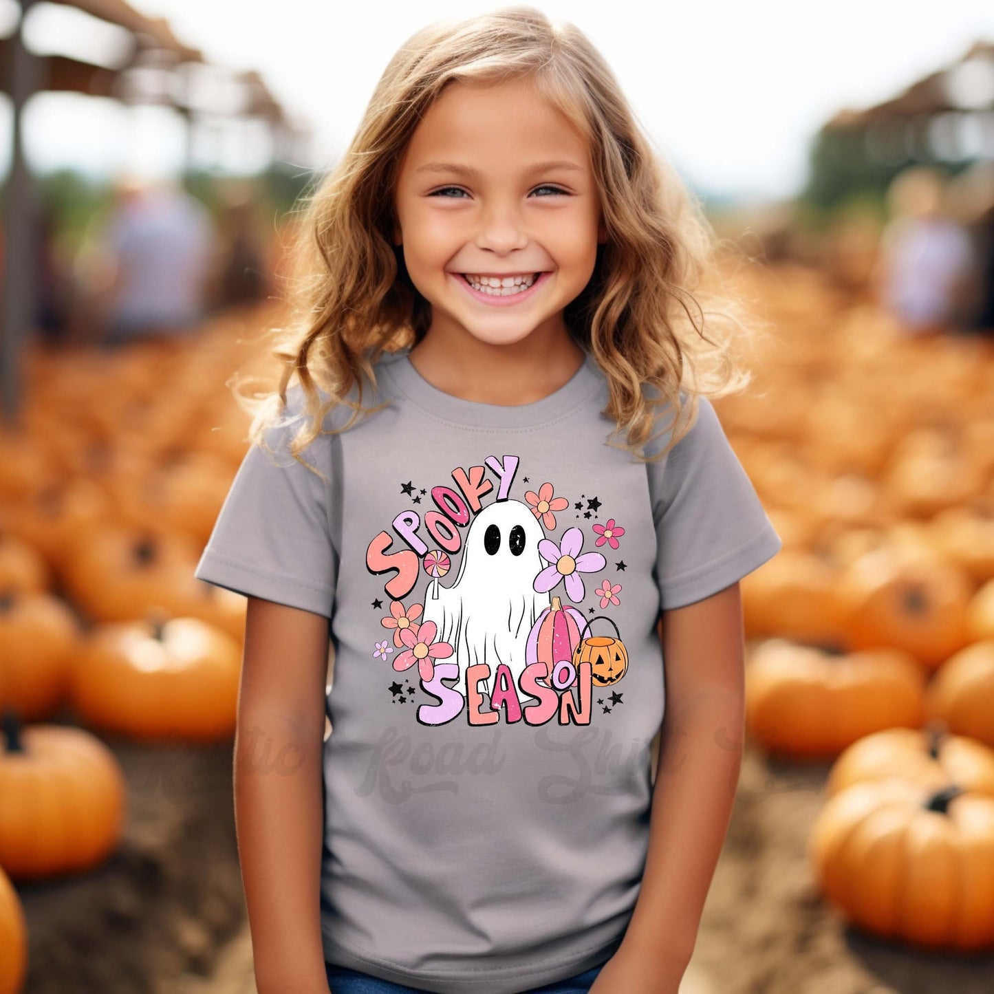 Spooky Season Shirt, Toddler Halloween Shirt, Girls Halloween T-shirt, Girls Boo Shirt, Youth Halloween Shirt