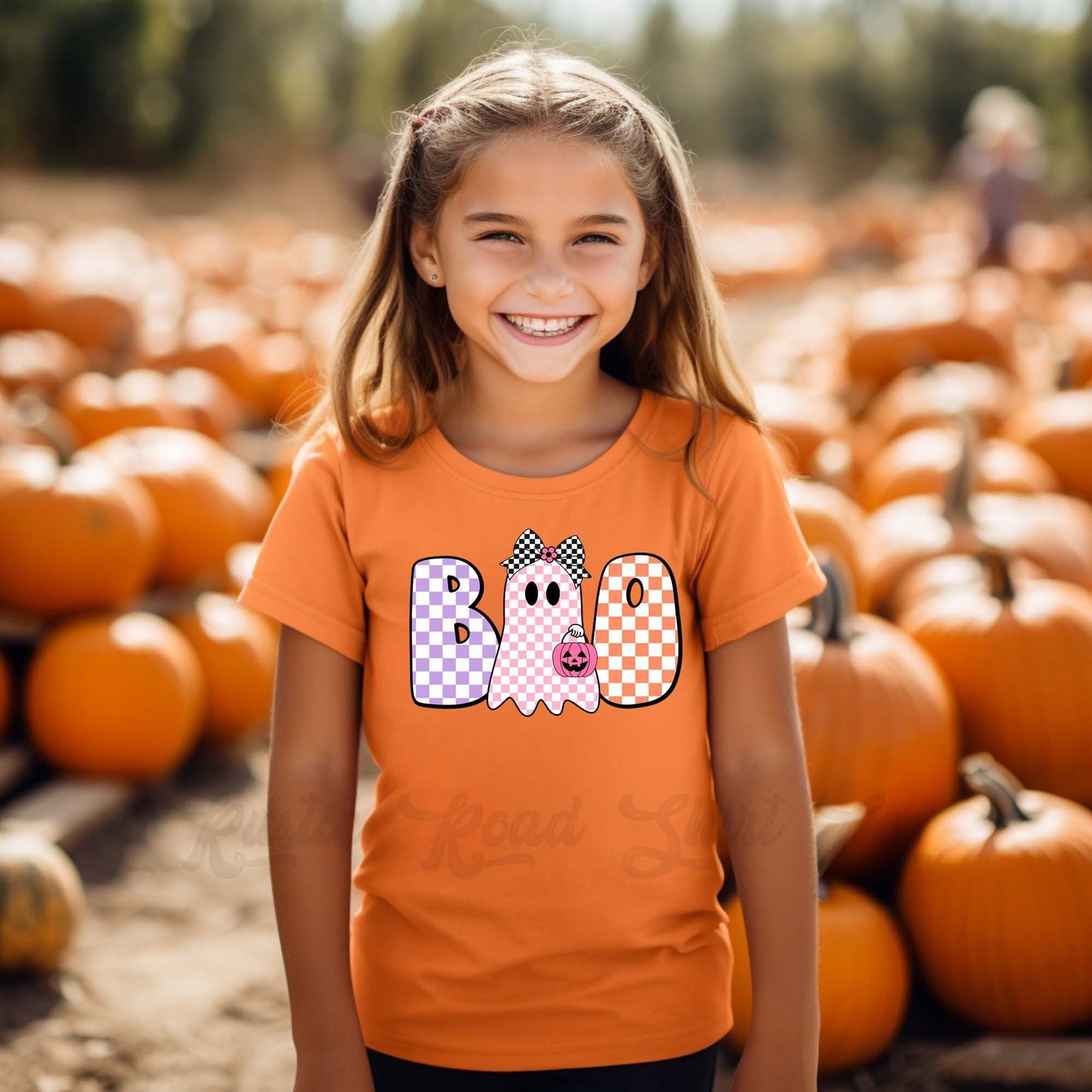 Toddler Halloween Shirt, Girls Halloween T-shirt, Girls Boo Shirt, Youth Halloween Shirt