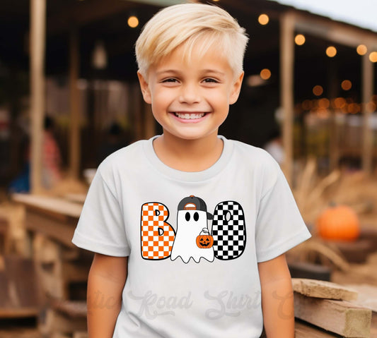 Toddler Halloween Shirt, Boo Halloween T-Shirt, Boys Boo Shirt, Youth Halloween Shirt