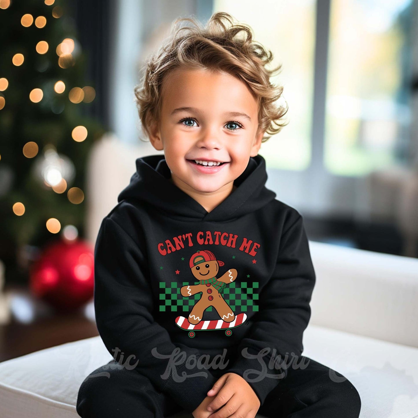 Boys Christmas Sweatshirt, Can't Catch Me Gingerbread, Toddler Boy Christmas Shirt, Kids Matching Sweatshirt, Family Christmas Sweatshirt