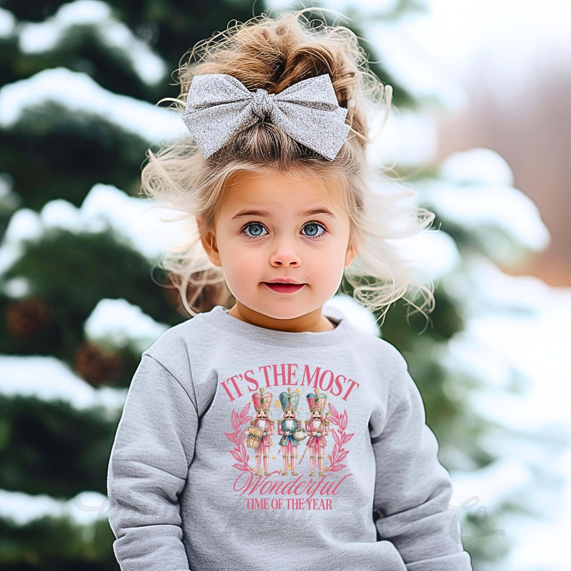 Girls Christmas Sweatshirt, Toddler Girl Christmas Shirt, Kids Matching Sweatshirt, Family Christmas Sweatshirt