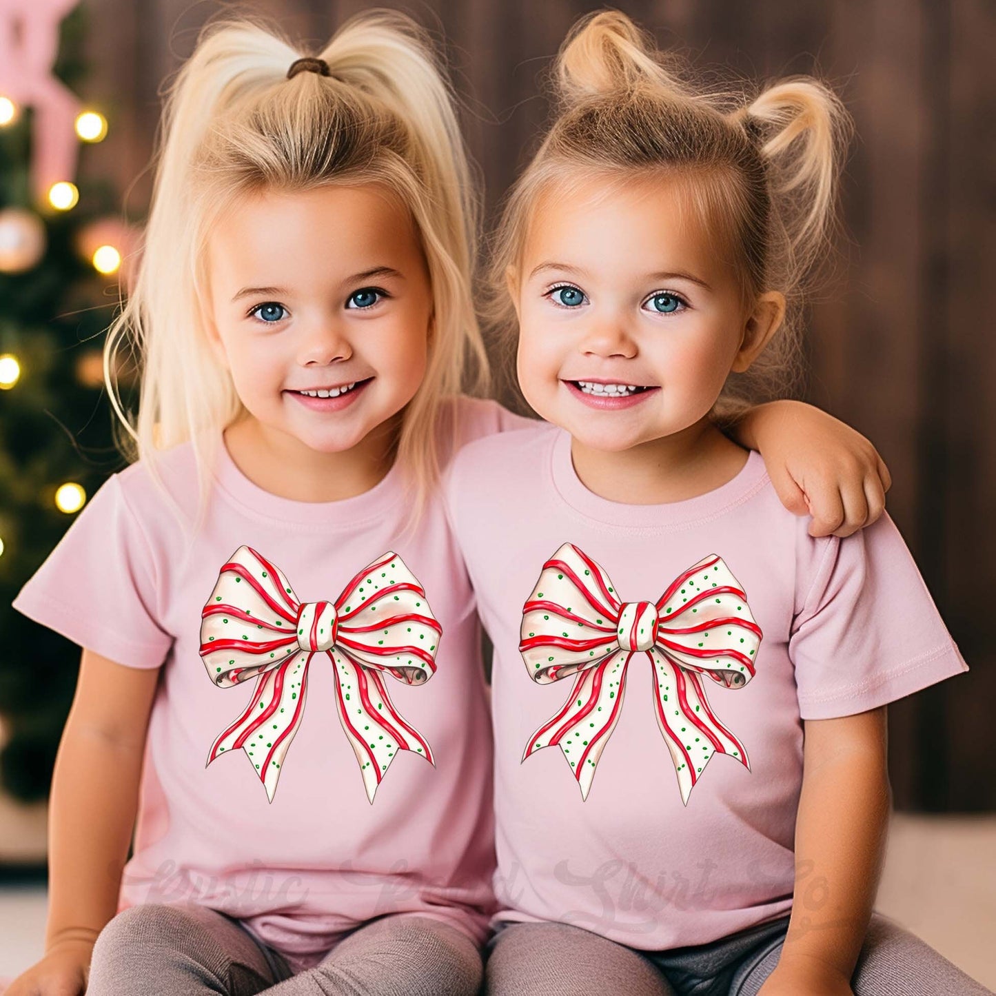 Girls Christmas Shirt, Coquette Christmas Shirt, Toddler Girl Christmas Shirt, Matching Girls Shirts,