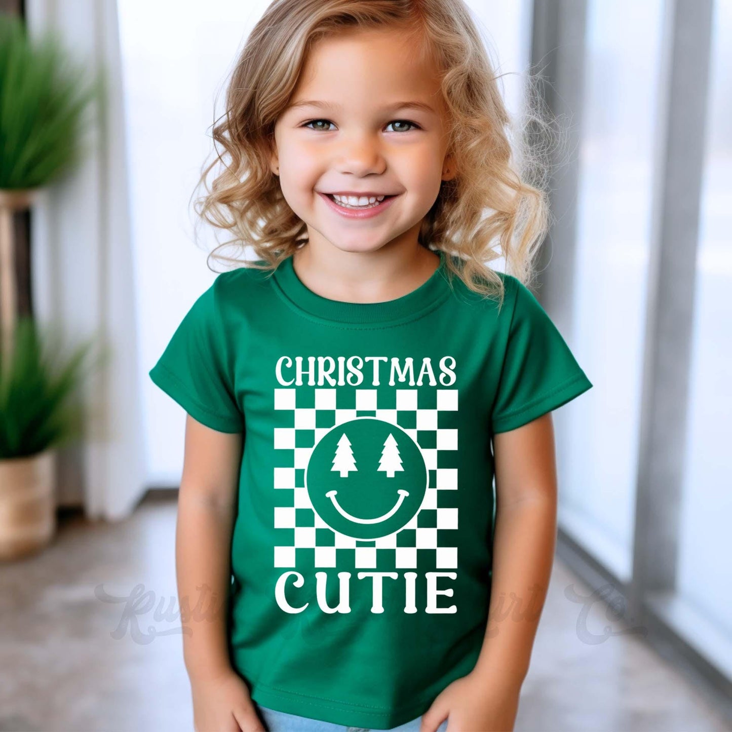 Girls Christmas Shirt, Christmas Cutie Shirt, Toddler Girl Christmas Shirt, Matching Girls Shirts,