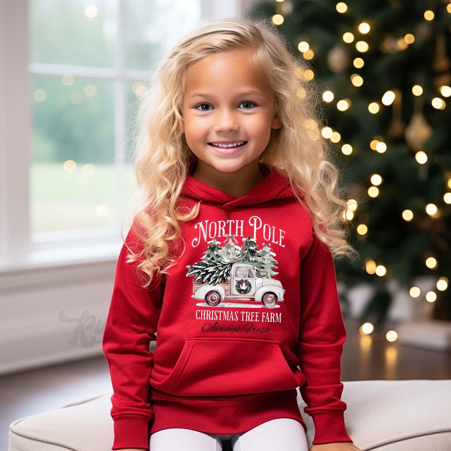 Girls Christmas Sweatshirt, Christmas Tree Farm Sweatshirt, Kids Matching Sweatshirt, Family Christmas Sweatshirt