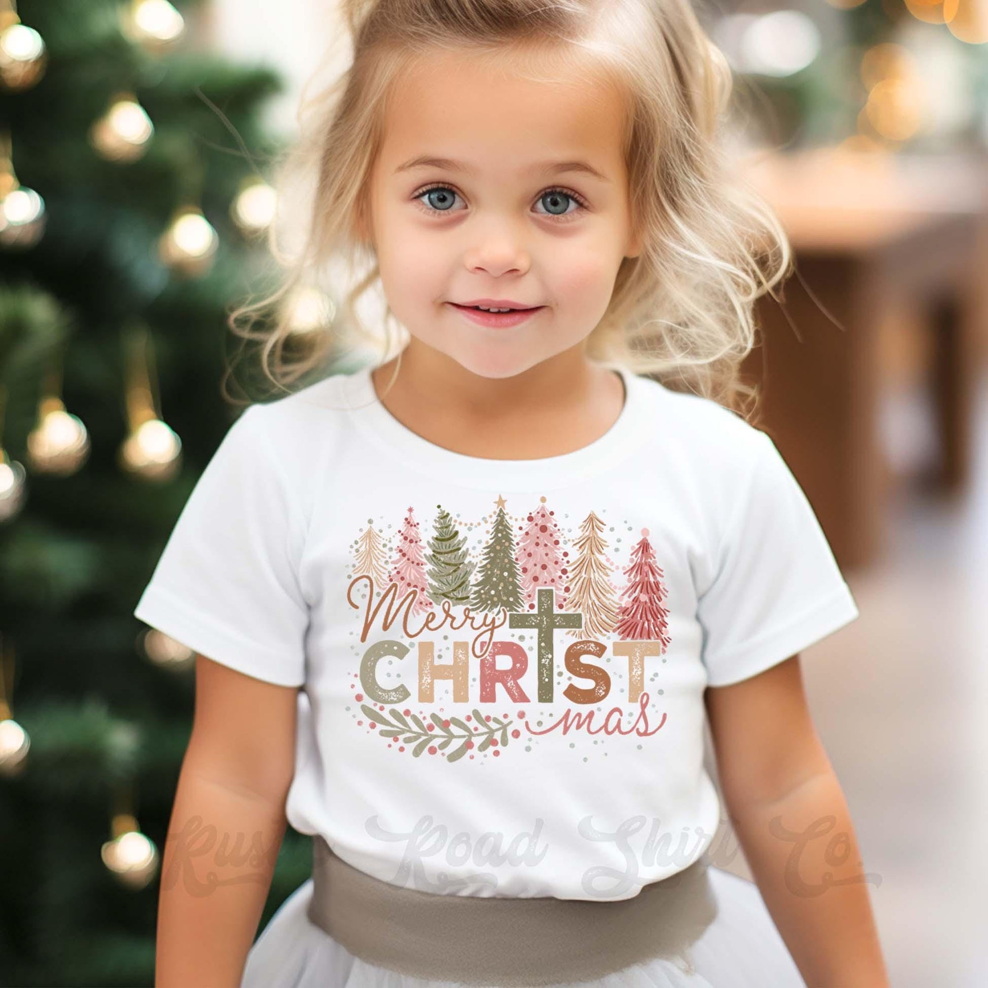 Girls Christmas Shirt, Jesus Christmas Shirt, Toddler Girl Christmas Shirt, Matching Girls Shirts,
