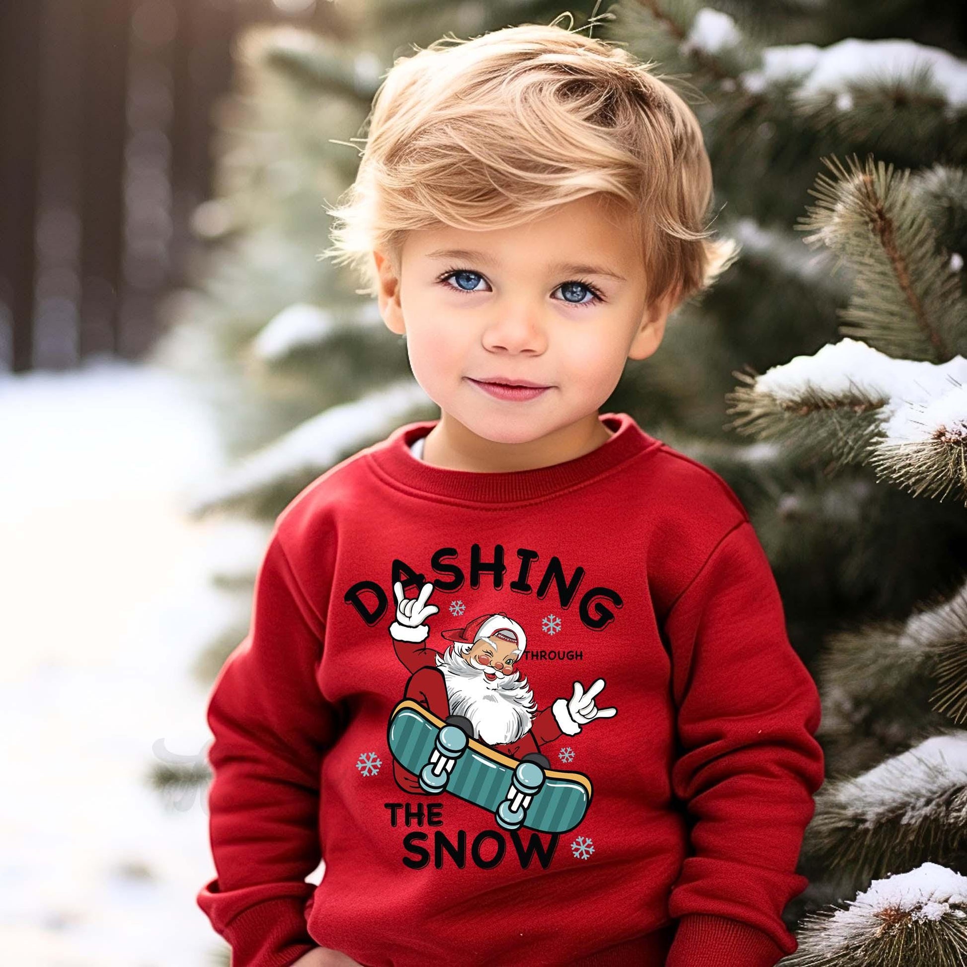 Boys Christmas Sweatshirt, Toddler Christmas Sweatshirt, Kids Matching Sweatshirt, Family Christmas Sweatshirt