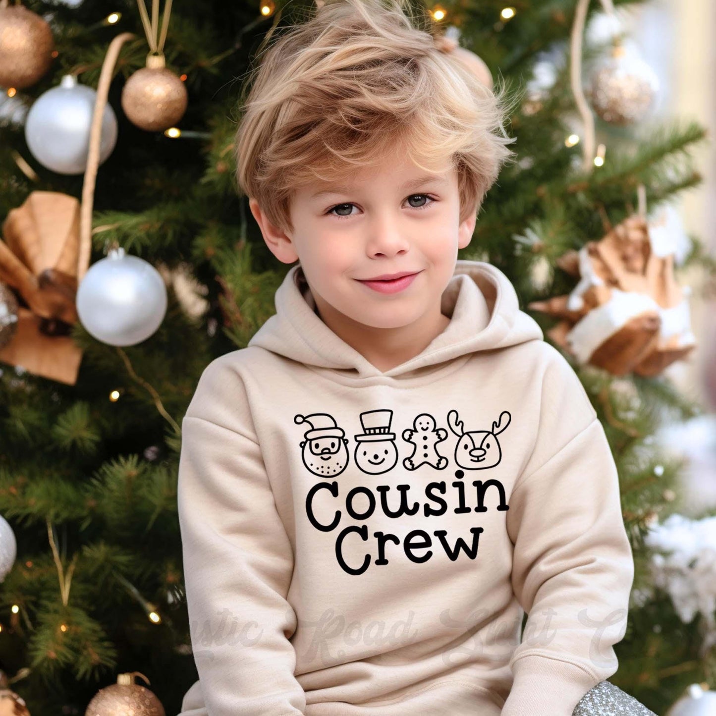 Cousin Crew Christmas Sweatshirt, Toddler Boy Christmas Shirt, Kids Matching Sweatshirt, Family Christmas Sweatshirt