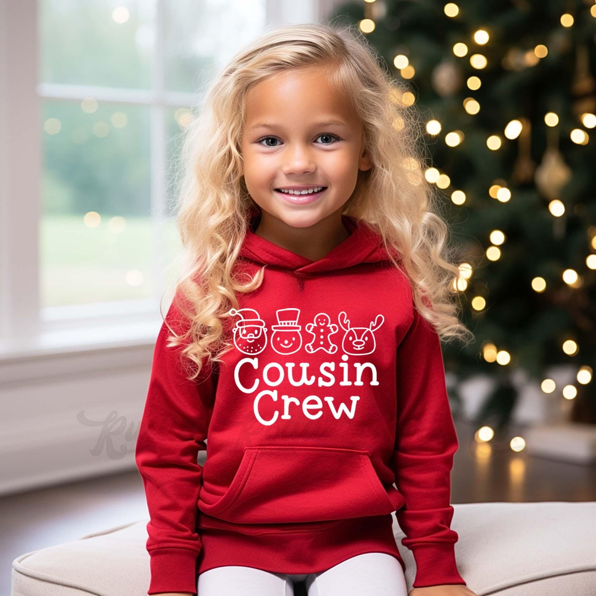 Cousin Crew Christmas Sweatshirt, Toddler Boy Christmas Shirt, Kids Matching Sweatshirt, Family Christmas Sweatshirt