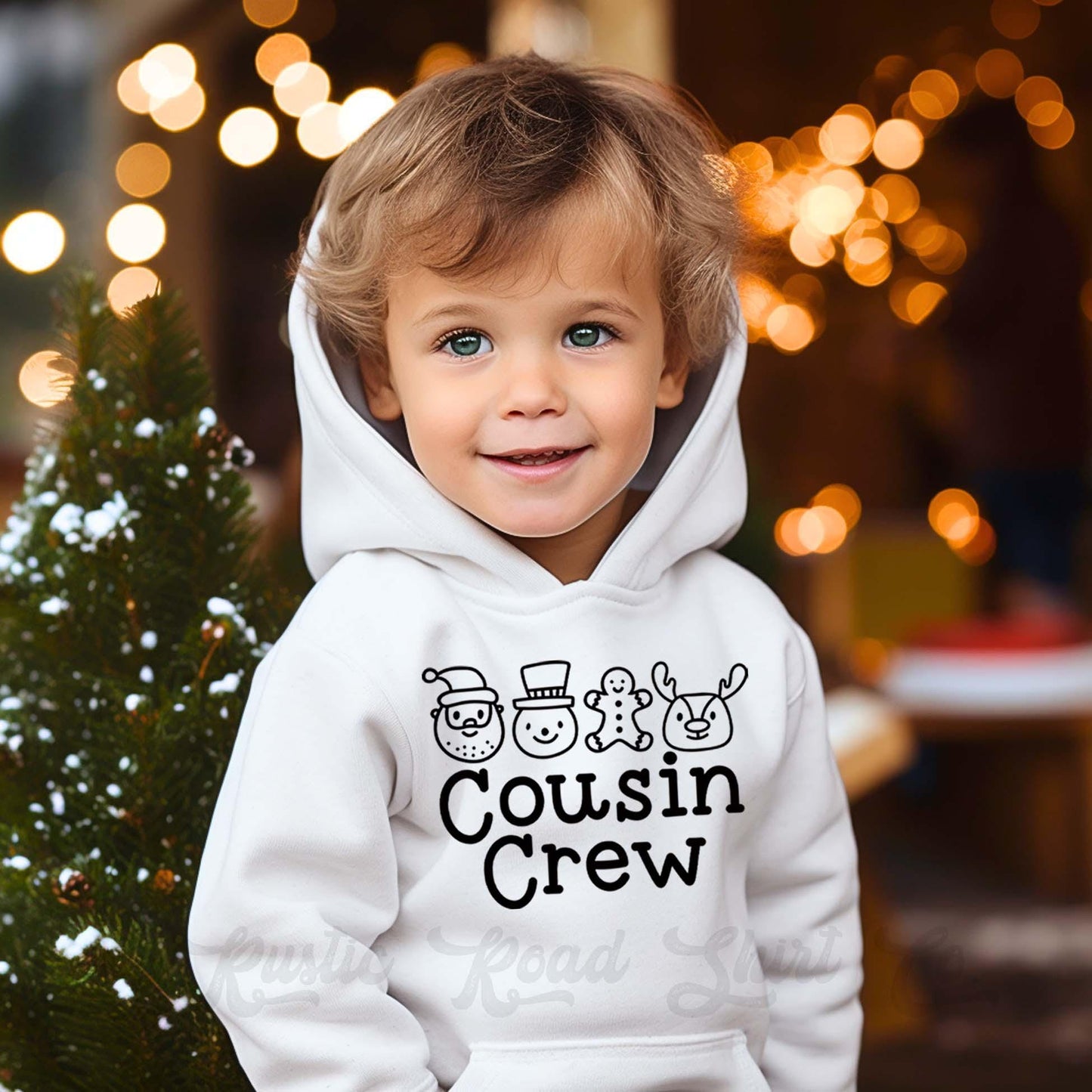 Cousin Crew Christmas Sweatshirt, Toddler Boy Christmas Shirt, Kids Matching Sweatshirt, Family Christmas Sweatshirt