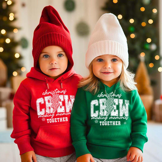 Christmas Crew Sweatshirt, Family Christmas Sweatshirt, Kids Matching Sweatshirt, Boys Christmas Sweatshirt