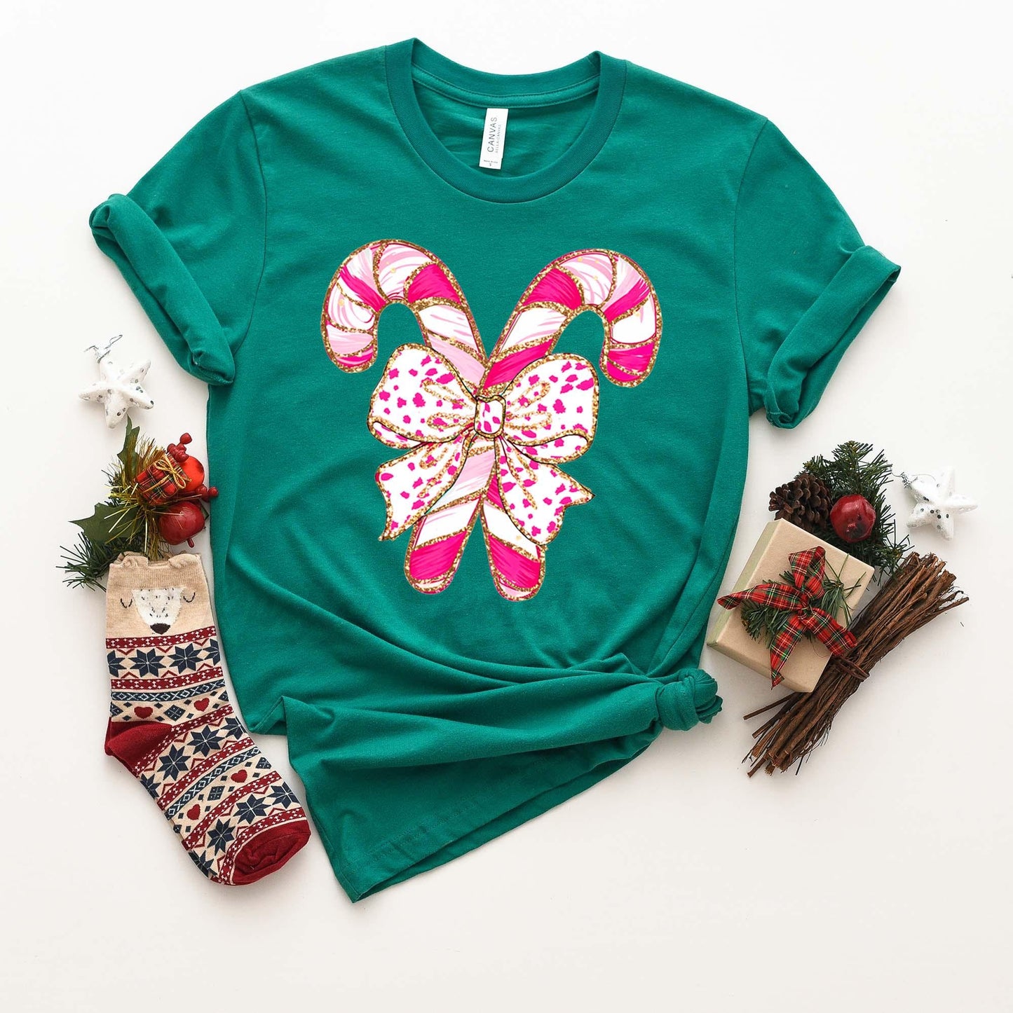 Coquette Christmas Shirt, Matching Family Christmas Shirts, Christmas Tee, Holiday Shirt, Women's Christmas,