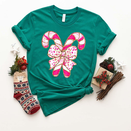 Coquette Christmas Shirt, Matching Family Christmas Shirts, Christmas Tee, Holiday Shirt, Women's Christmas,