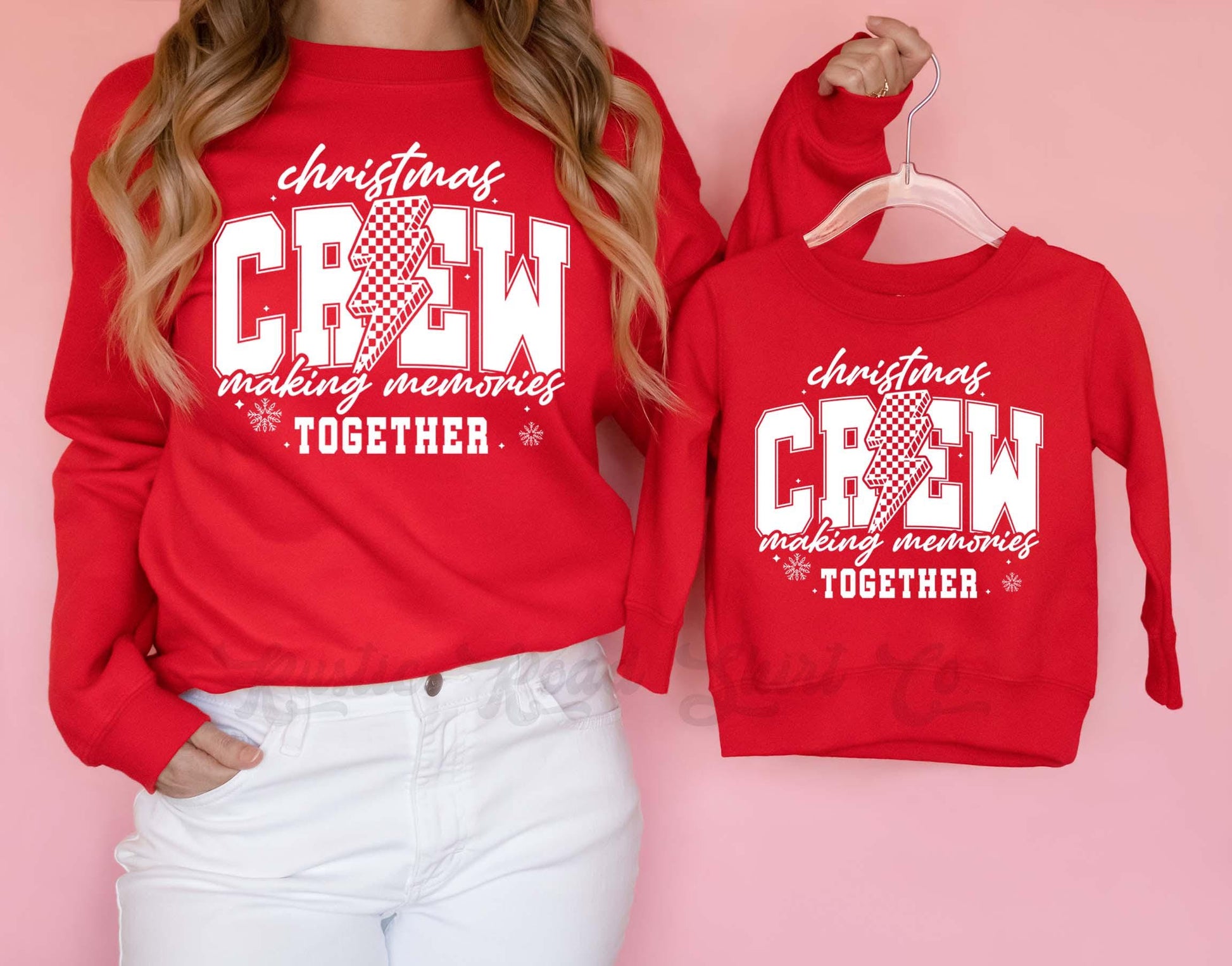 Christmas Crew Sweatshirt, Matching Christmas Sweatshirt, Holiday Sweater, Family Christmas Sweatshirt
