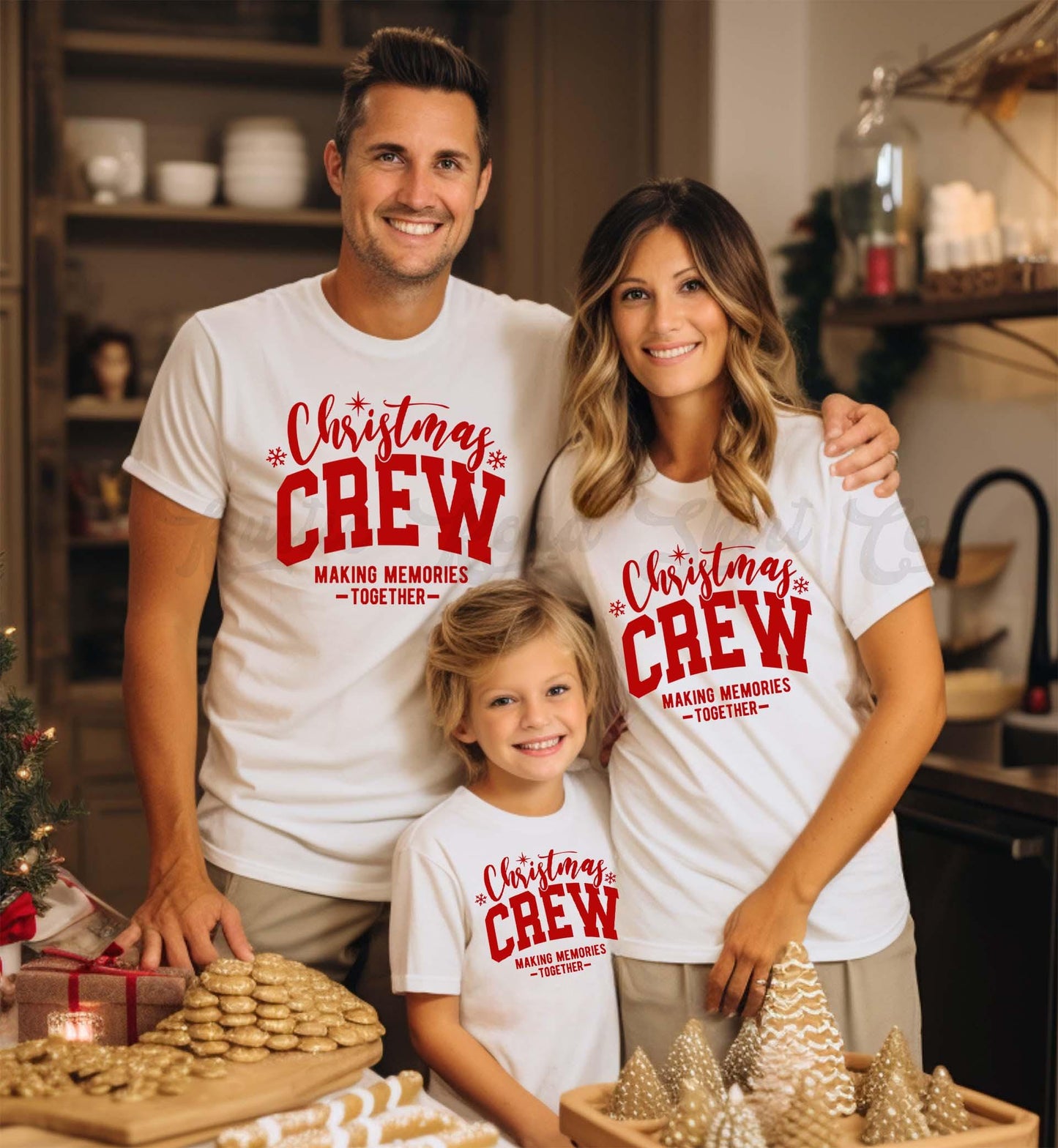 Christmas Crew Shirt, Matching Family Christmas Shirts, Christmas Tee, Holiday Shirt, Women's Christmas,