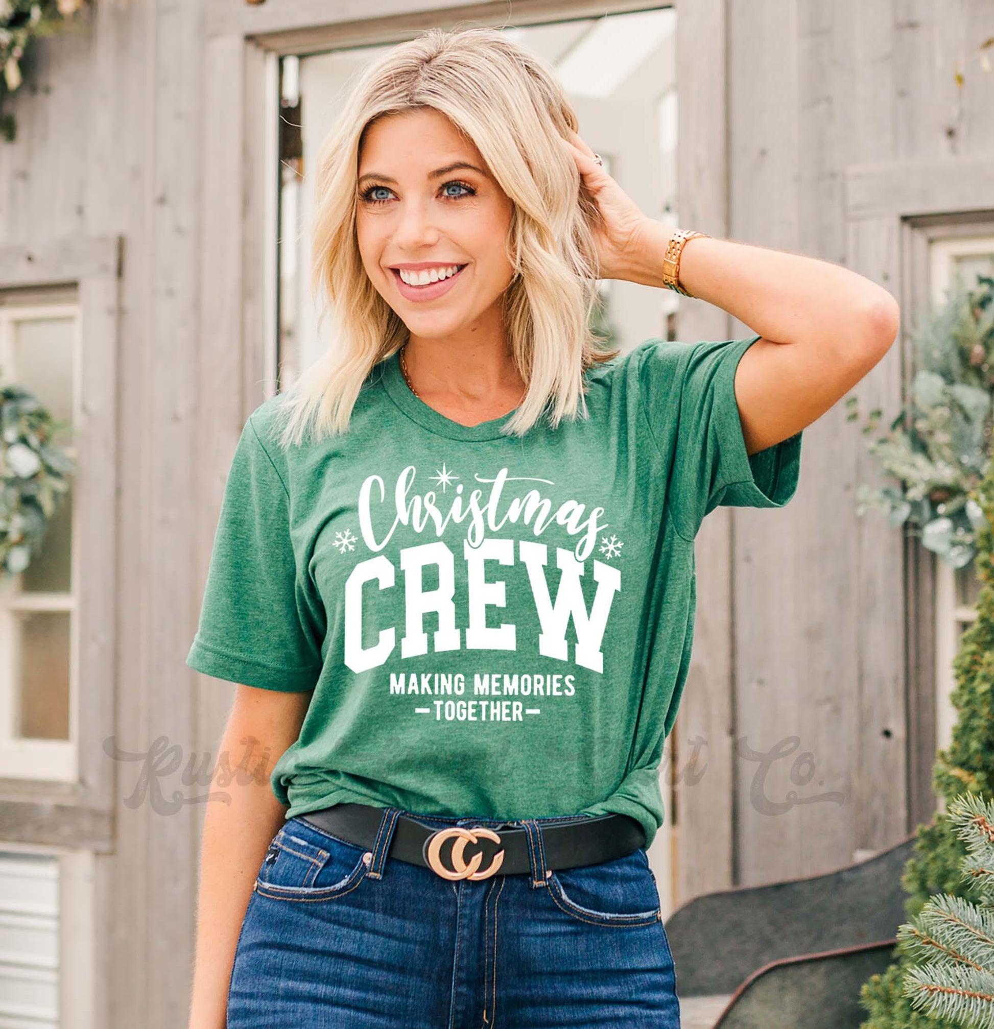 Christmas Crew Shirt, Matching Family Christmas Shirts, Christmas Tee, Holiday Shirt, Women's Christmas,