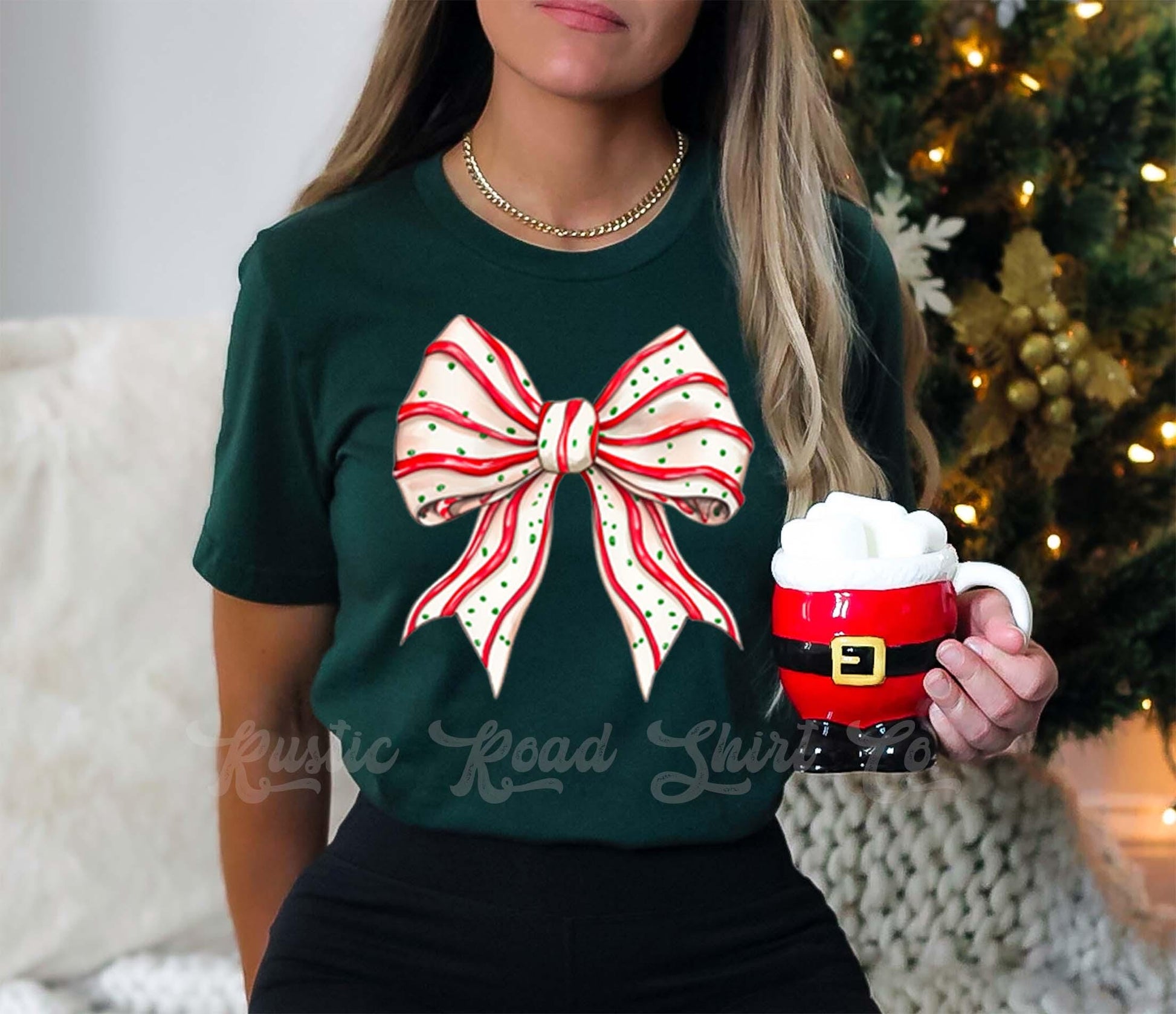 Coquette Christmas Shirt, Matching Family Christmas Shirts, Christmas Tee, Holiday Shirt, Women's Christmas,