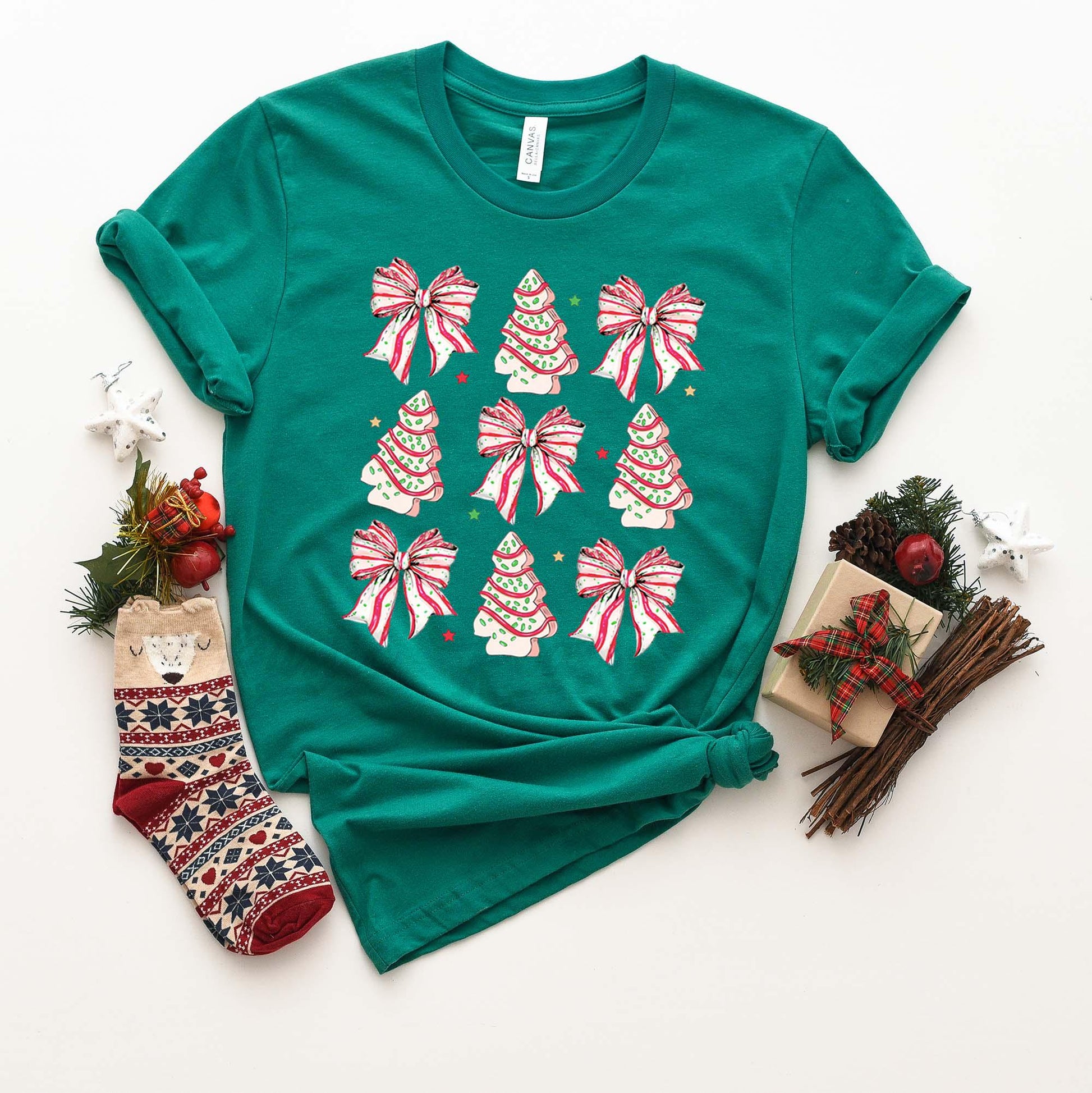Coquette Christmas Shirt, Matching Family Christmas Shirts, Christmas Tee, Holiday Shirt, Women's Christmas,