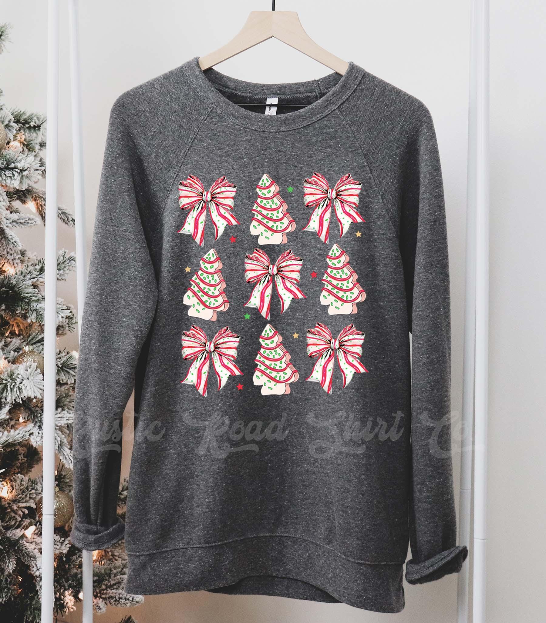 Coquette Christmas Sweatshirt, Girls Christmas Sweatshirt, Holiday Sweater, Family Christmas Sweatshirt
