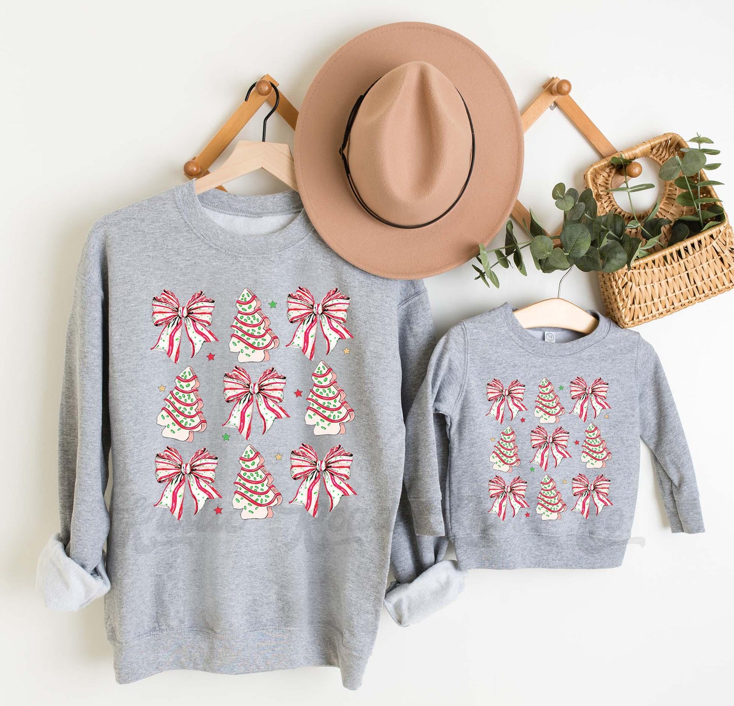 Coquette Christmas Sweatshirt, Girls Christmas Sweatshirt, Holiday Sweater, Family Christmas Sweatshirt