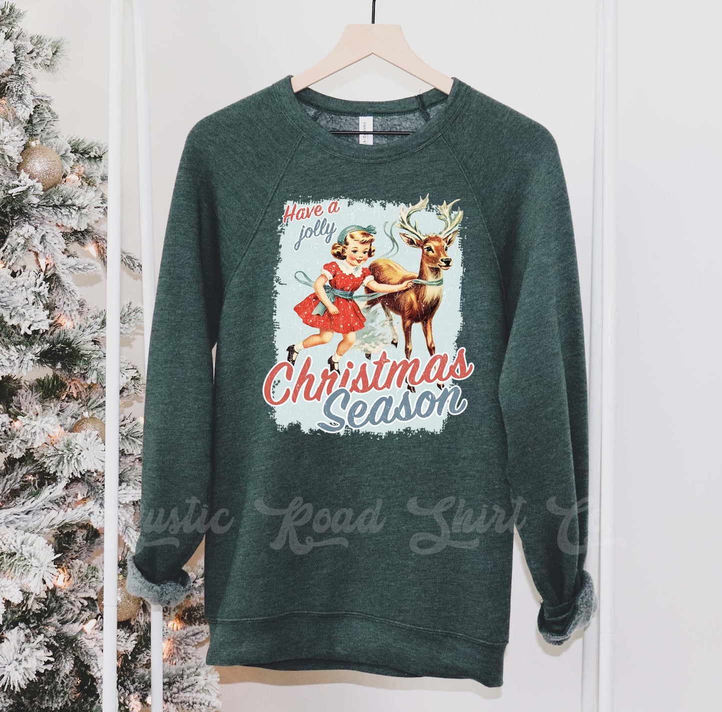 Retro Christmas Sweatshirt, Vintage Christmas Sweatshirt, Holiday Sweater, Family Christmas Sweatshirt