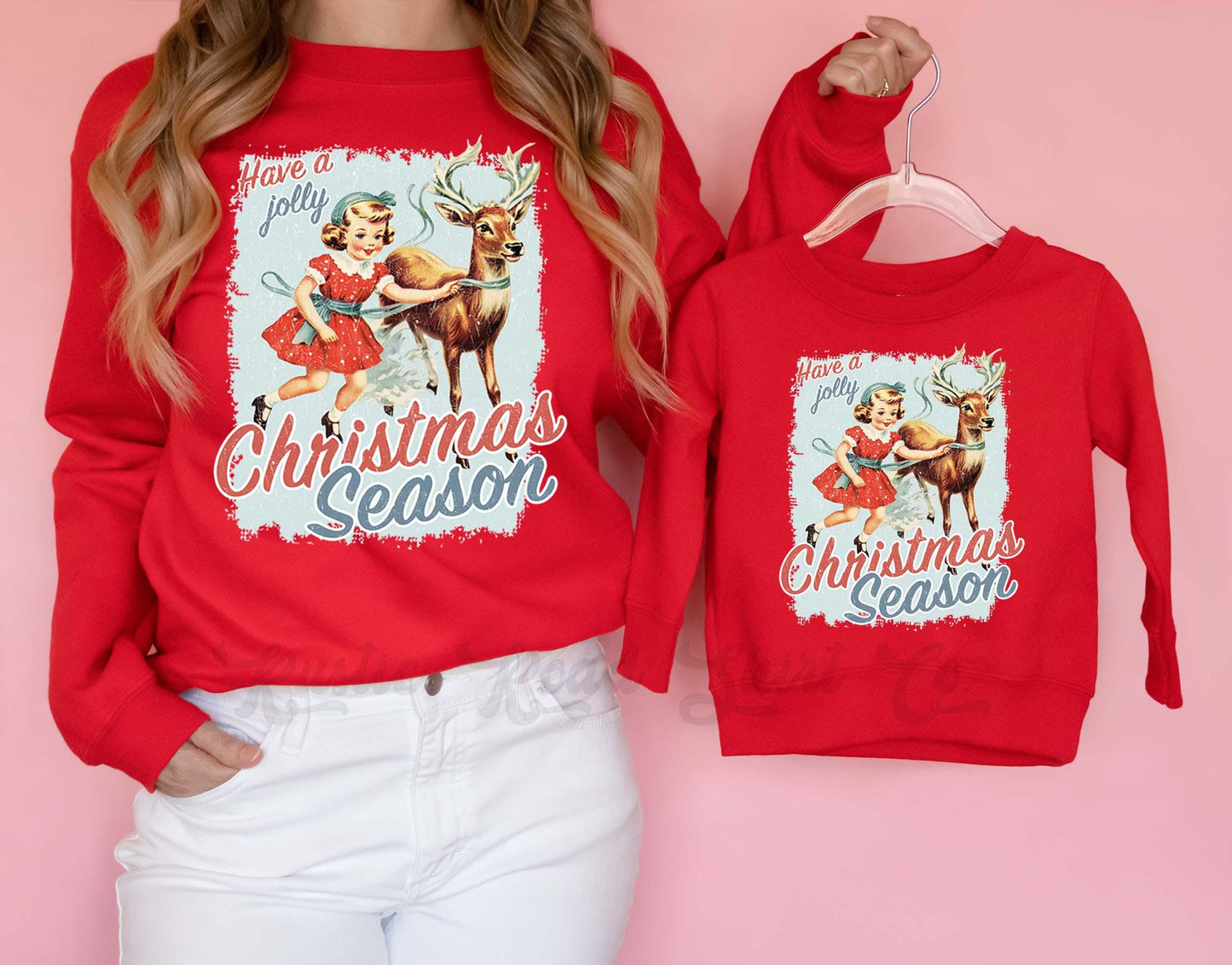 Retro Christmas Sweatshirt, Vintage Christmas Sweatshirt, Holiday Sweater, Family Christmas Sweatshirt
